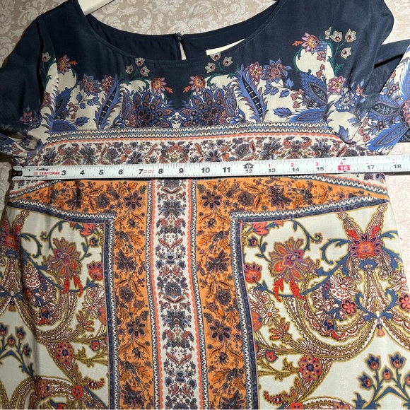 Maeve by Anthropologie~ Barcelona Silk Dress in size 6 - Picture 11 of 14